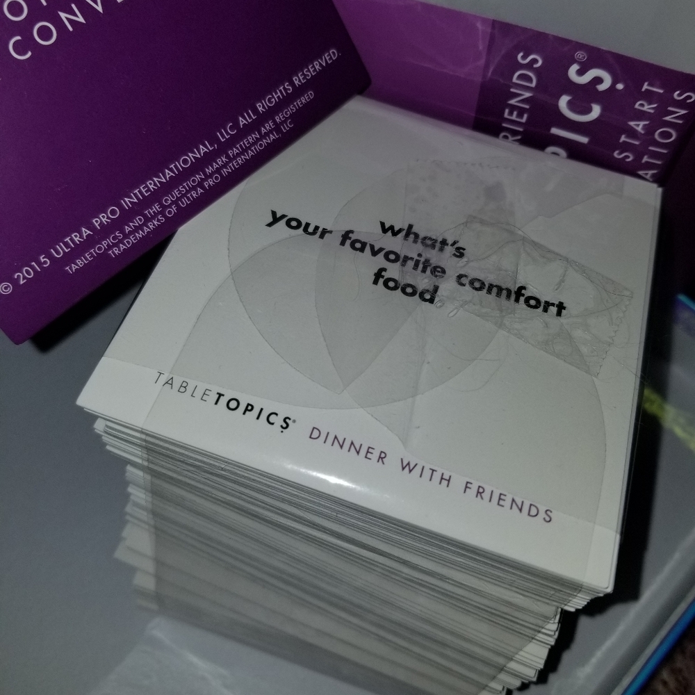 135 TableTopics/Dinner With Friends